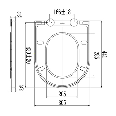 toilet seat white