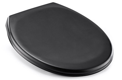 matt black toilet seat