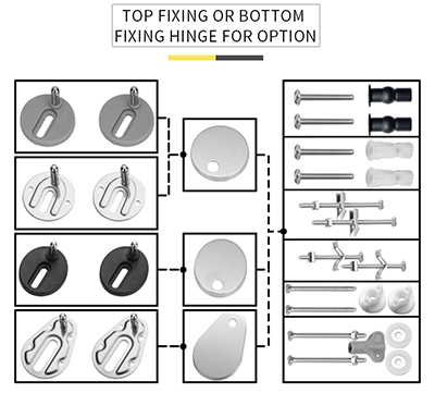 toilet seat hinges