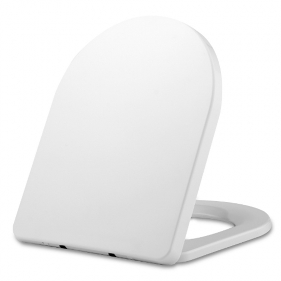 White urea toilet seat cover