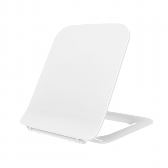 Square toilet lid cover