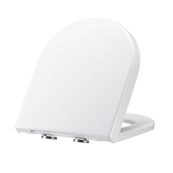 Basic toilet seat cover white